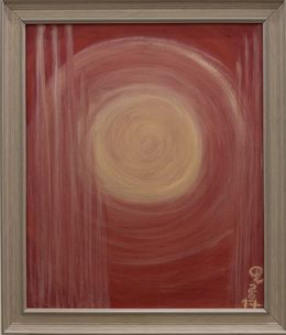 Peinture, Golden Planet, Olga Tkachenko