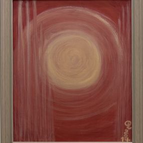 Peinture, Golden Planet, Olga Tkachenko