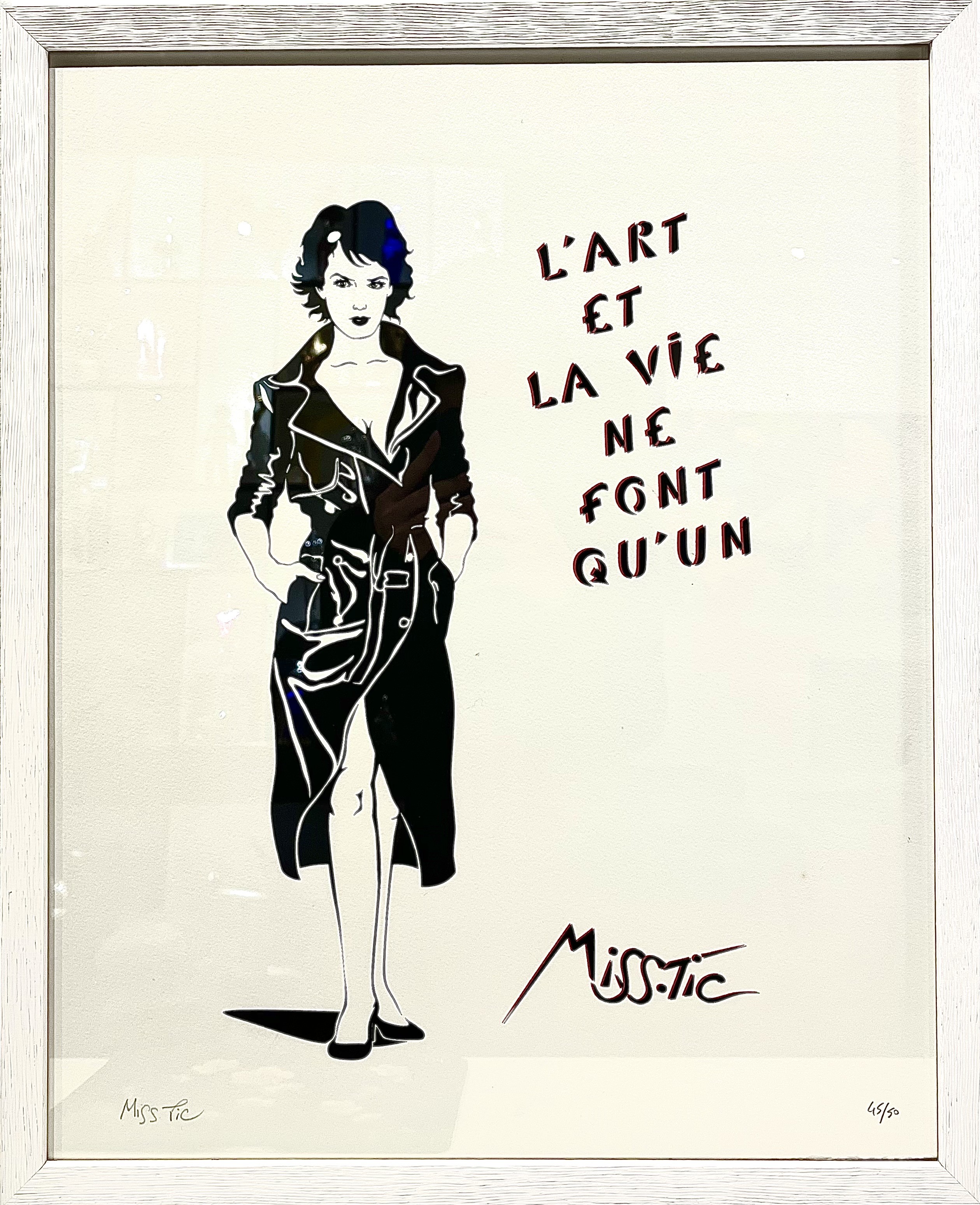 Miss.Tic, L'art et la vie ne font qu'un Miss.Tic, L'art et la vie ne font qu'un