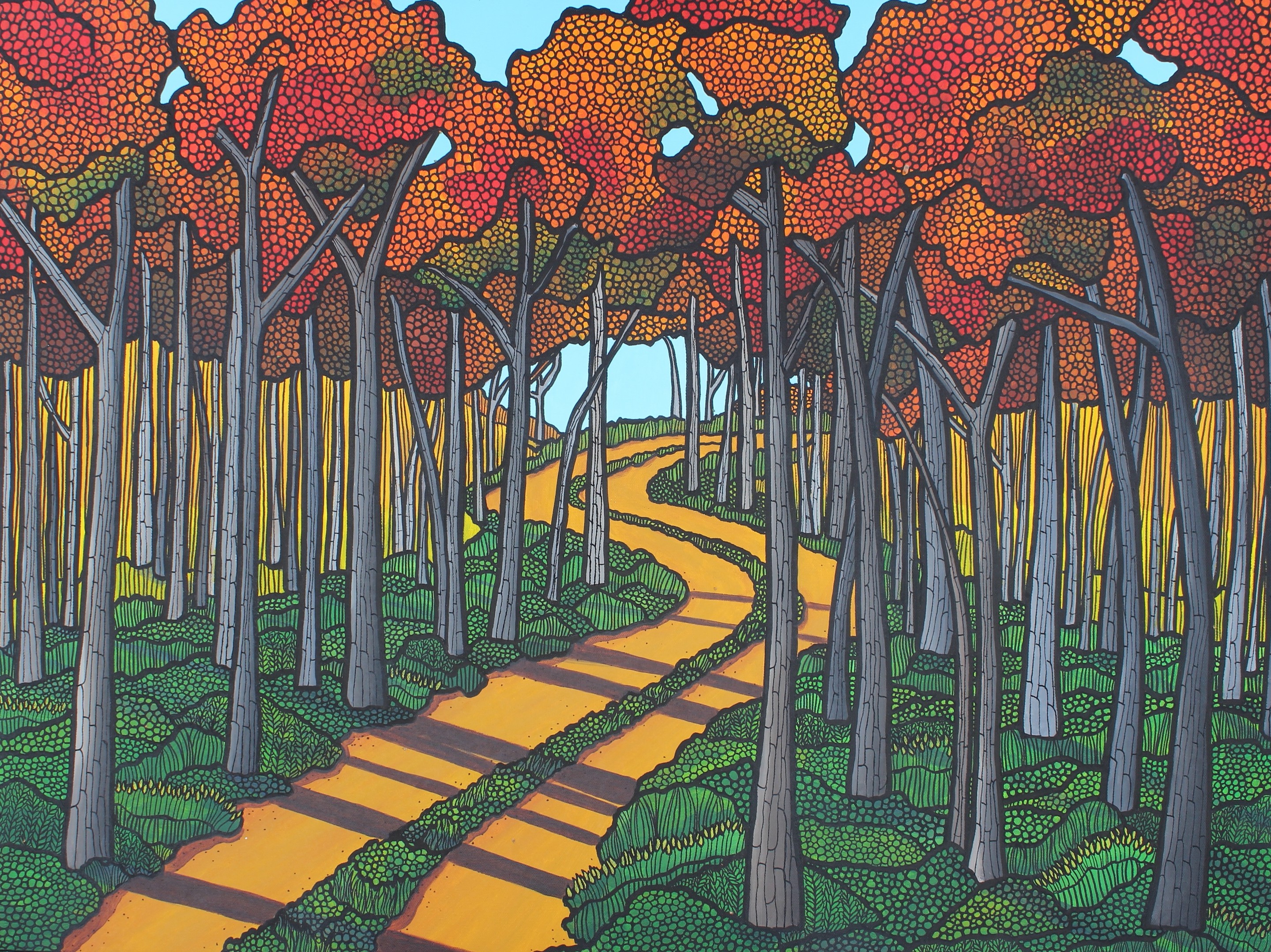 Amy Williams, Through the fall trees Amy Williams, Through the fall trees