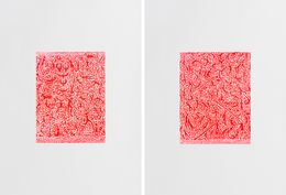 Peinture, Fluorescent Ascension #2 and #3, Diptych. From Neon Progress Series, Almo