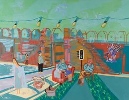 Peinture, Daylight at he east gate, Natha Out Of The Blue