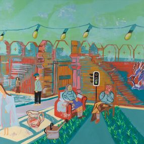 Peinture, Daylight at he east gate, Natha Out Of The Blue