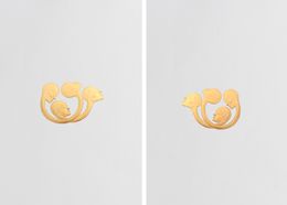 Peinture, Presence #4 and #3, Diptych. From The Golden Ex-voto Series, Almo