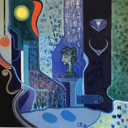 Gemälde, Boite à Malice & Maison Magique, José Perez Hernandez