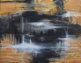 Peinture, Moon reflection, ArtoRich