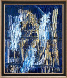 Painting, Monsoon Ganeshpuri, Hunt Slonem, Hunt Slonem