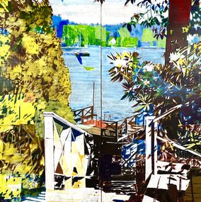 Gemälde, El embarcadero, Manuel Perez
