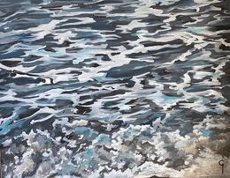 Painting, Les Méditerranées - Porquerolles, Caroline Godefroy
