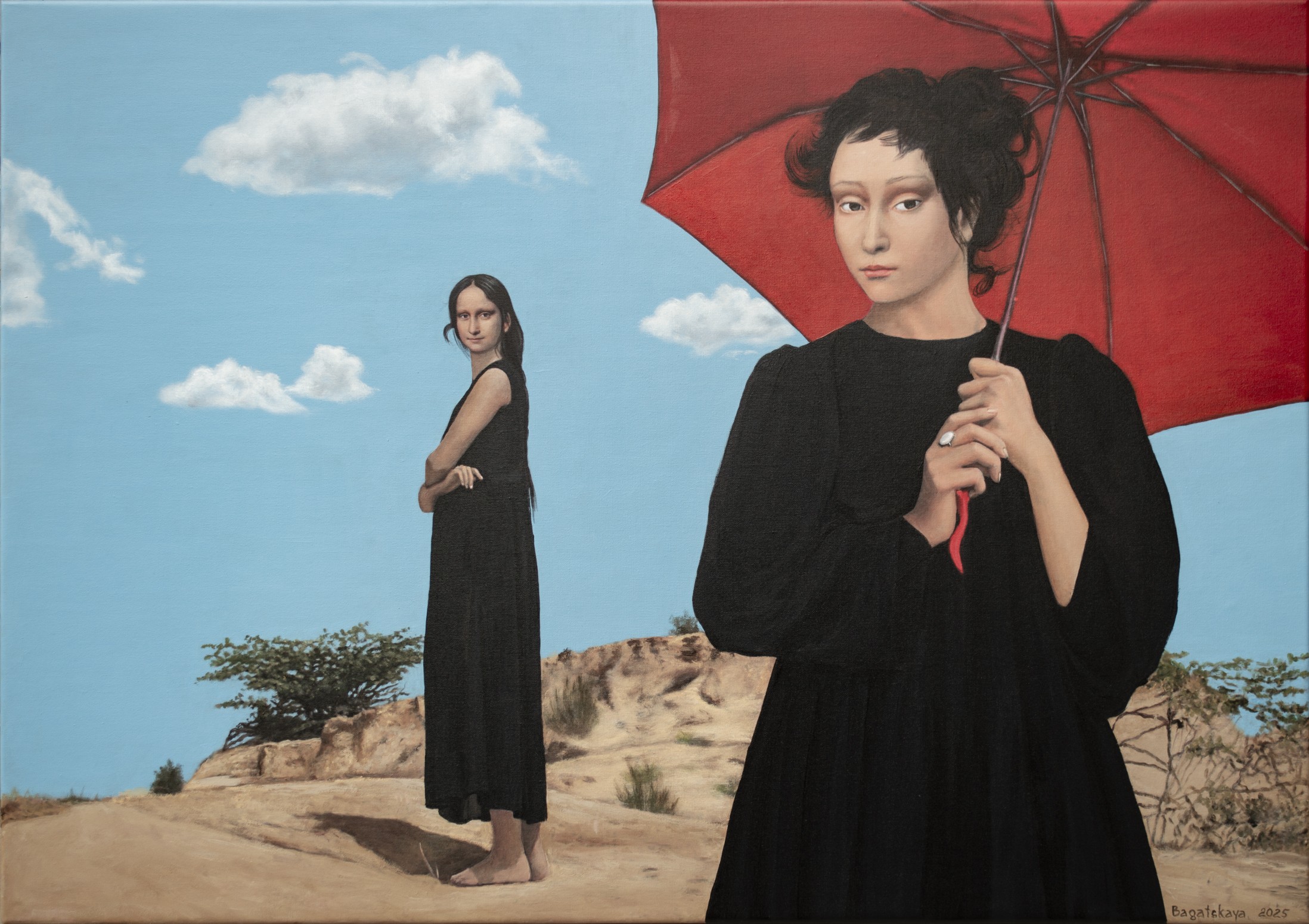 Nataliya Bagatskaya, Stroll Under the Red Umbrella Nataliya Bagatskaya, Stroll Under the Red Umbrella
