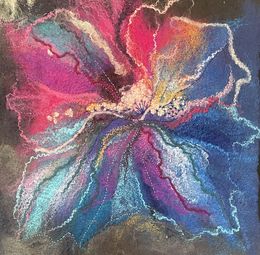 Peinture, Blue Lilly, Olga Dzurova