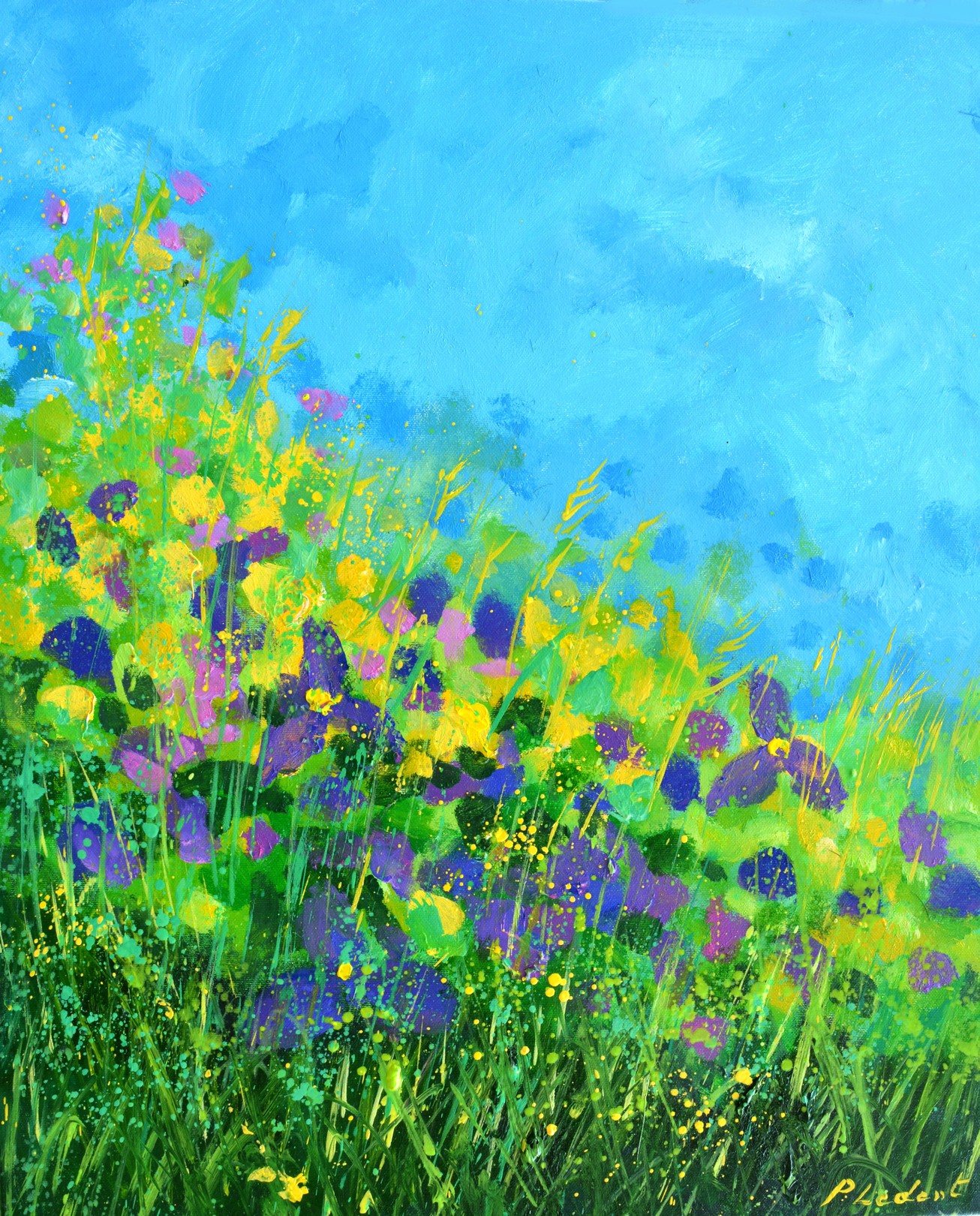 Pol Ledent, Summer wild flowers Pol Ledent, Summer wild flowers