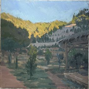 Gemälde, Soleil couchant - 2ème tableau, Yong Zheng Li