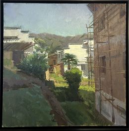 Peinture, Soleil couchant, Yong Zheng Li
