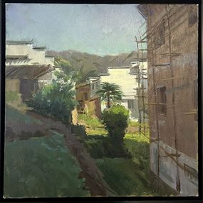 Gemälde, Soleil couchant, Yong Zheng Li