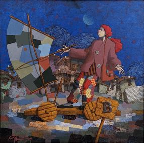 Gemälde, Tailwind, Angel Gerdjikov
