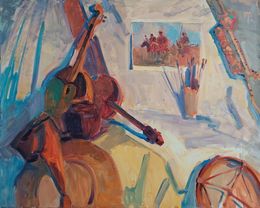 Peinture, The Cossacks started to play, Oleksandr Khrapachov