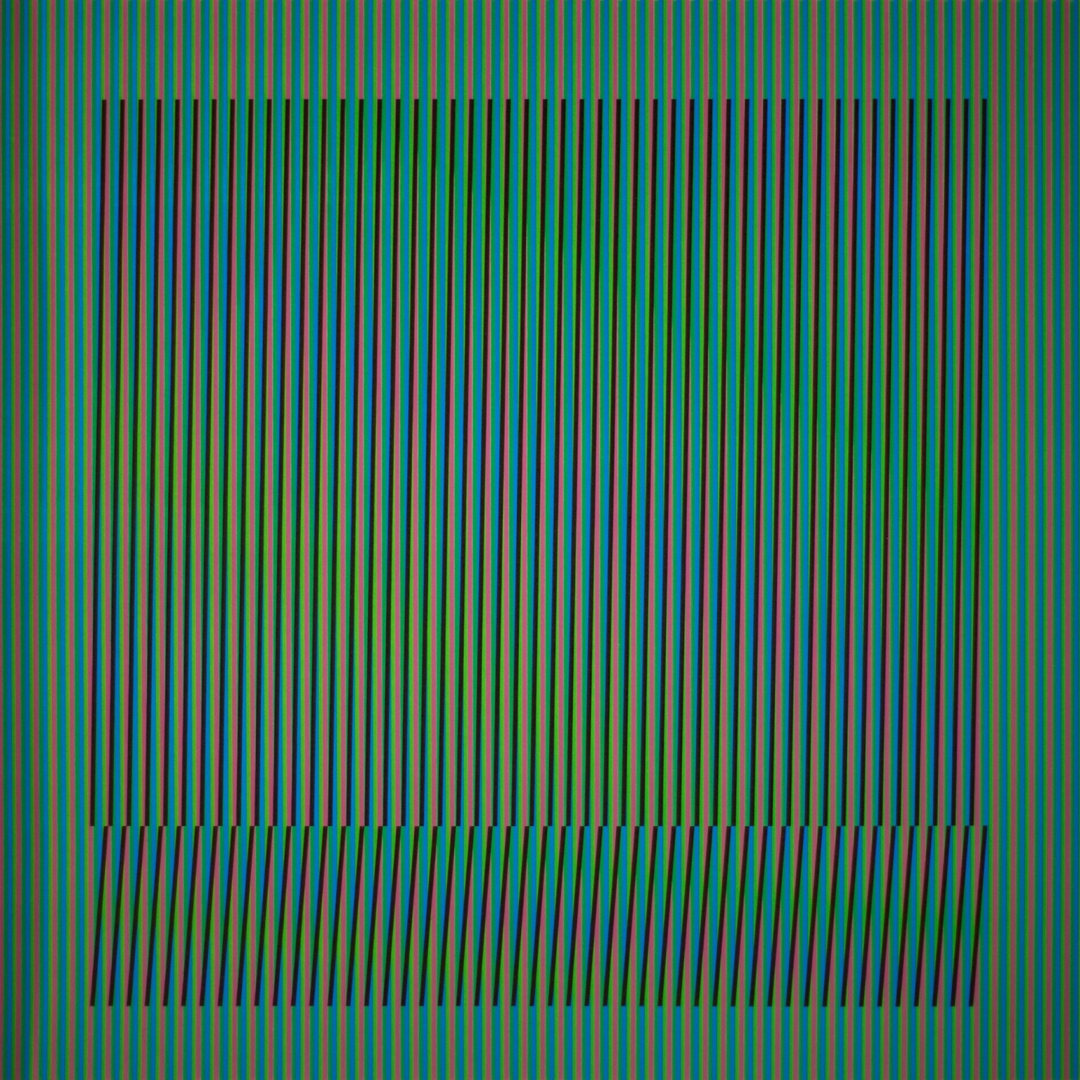 Carlos Cruz-Diez, Induction chromatique - Orinoco 4 Carlos Cruz-Diez, Induction chromatique - Orinoco 4