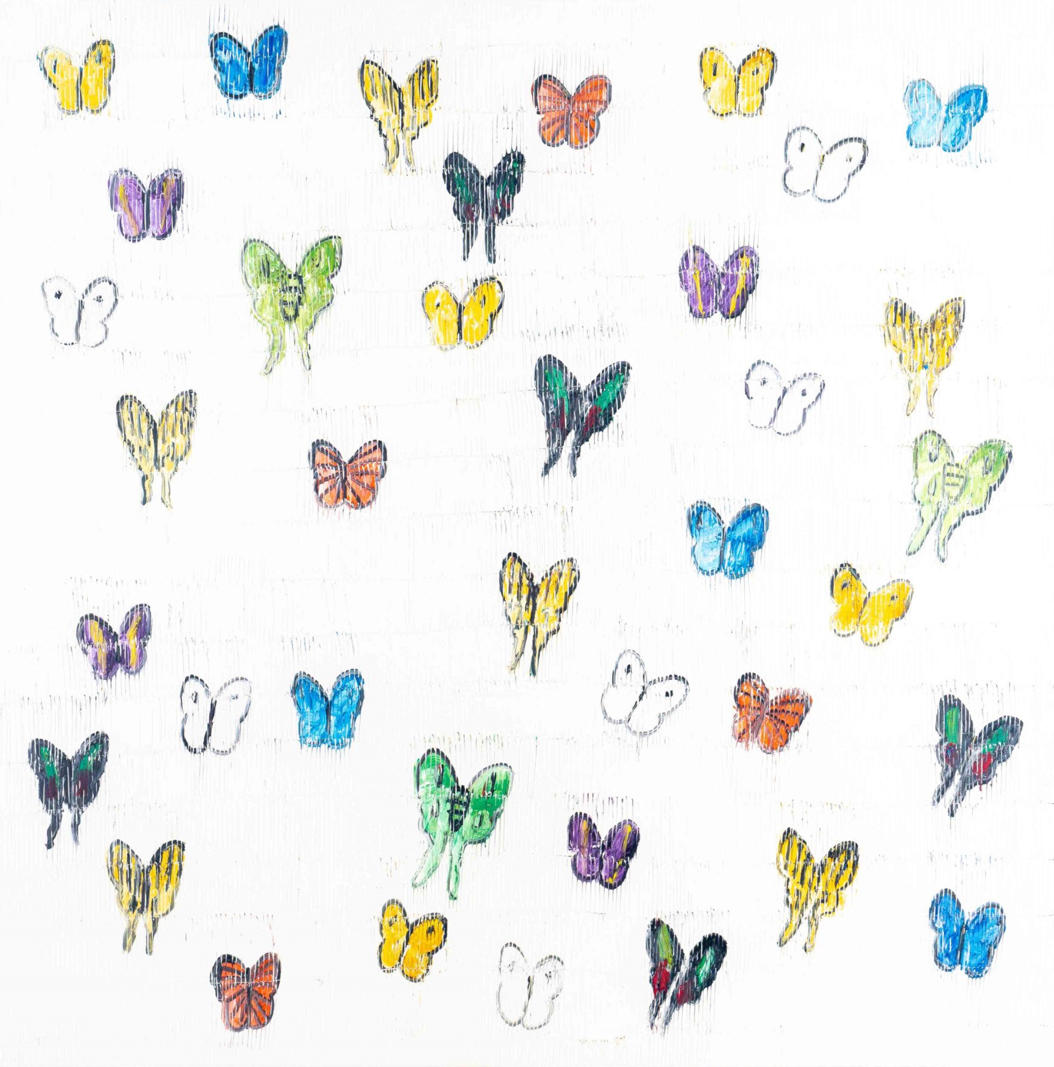 Hunt Slonem, Kaleidoscope Flutter Hunt Slonem, Kaleidoscope Flutter