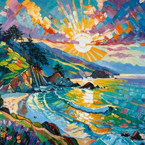 Gemälde, Watching the Sun go down with You, Katharina Husslein