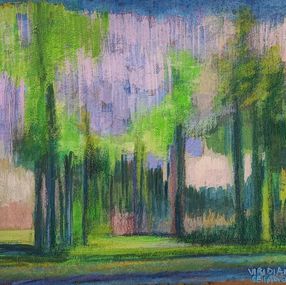 Peinture, Les Grands Arbres, Viridiana Célandon
