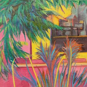 Peinture, Patio Paradis, Viridiana Célandon