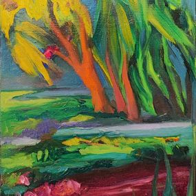 Gemälde, Fleuve Rouge, Viridiana Célandon