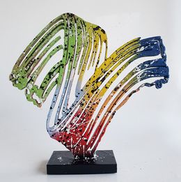 Sculpture, Paint colors Roy Lichtenstein, Spaco