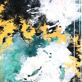 Peinture, Golden ocean, Dam Domido