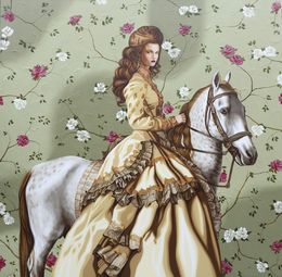 Painting, An Elegant Equestrienne II, Carlos Gamez de Francisco