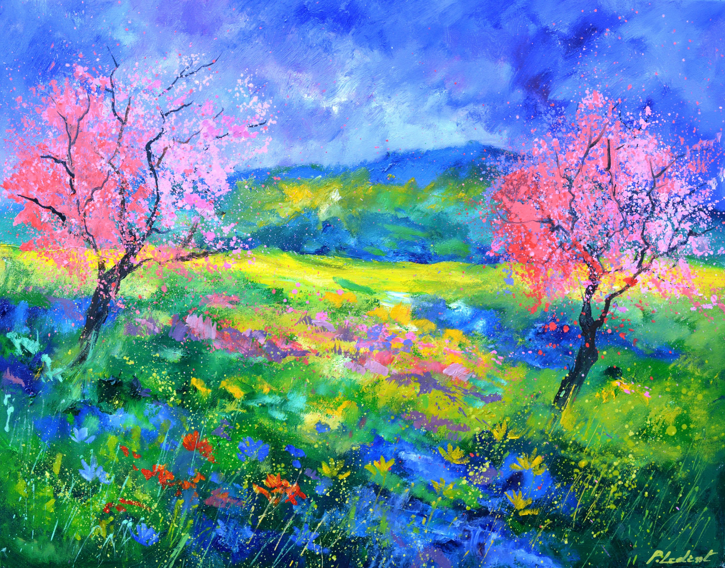Pol Ledent, Pink spring Pol Ledent, Pink spring