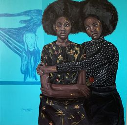Painting, She Scream, Aba Linus