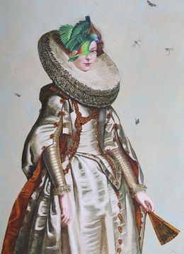 Gemälde, Parrots and Royalty I, Carlos Gamez de Francisco