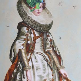 Painting, Parrots and Royalty I, Carlos Gamez de Francisco