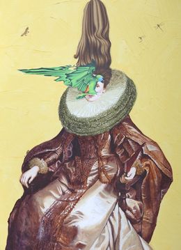 Painting, Parrots and Royalty II, Carlos Gamez de Francisco