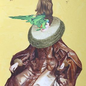Painting, Parrots and Royalty II, Carlos Gamez de Francisco