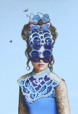 Painting, Lapis Lazuli II, Carlos Gamez de Francisco