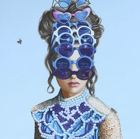 Painting, Lapis Lazuli II, Carlos Gamez de Francisco