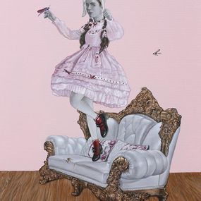 Painting, Trust Fall II, Carlos Gamez de Francisco