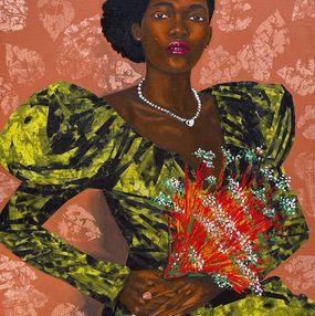 Gemälde, Blooming Serenity, Roseleen Labazacchy