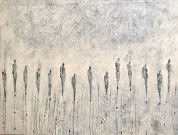 Painting, Ascension, Agathe Daher