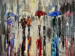 Painting, Colours Of Rain, Ewa Czarniecka