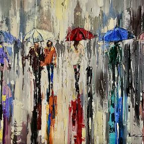 Gemälde, Colours Of Rain, Ewa Czarniecka
