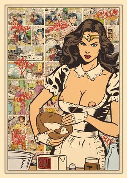 Print, Desperate Housewives II (Wonder Woman), Kobalt