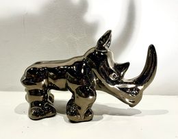 Skulpturen, Mini Rhino Métal, Gite