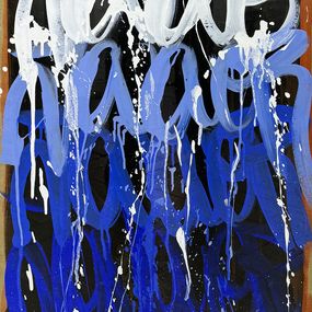 Gemälde, Bleu, Untitled (14), JonOne