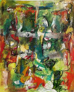 Painting, Dancing in the Rain II, Kajazun (Kajo) Avetisyan