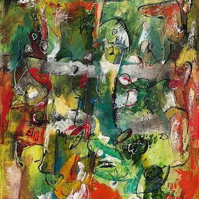 Peinture, Dancing in the Rain II, Kajazun (Kajo) Avetisyan