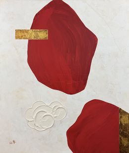 Painting, Au dessus des nuages I, Aude Herlédan