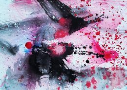 Painting, Traces et signes illumination, Sounya Whang